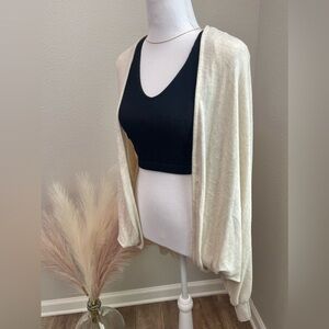 Cherish - Cream Batwing Soft Cardigan